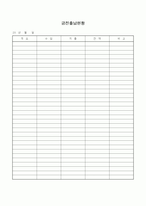(경리)금전출납현황3