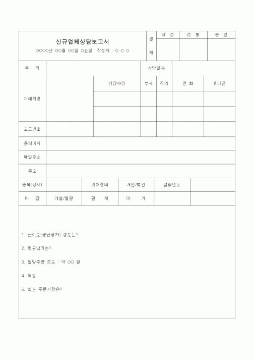 (경영)신규업체 상담보고서