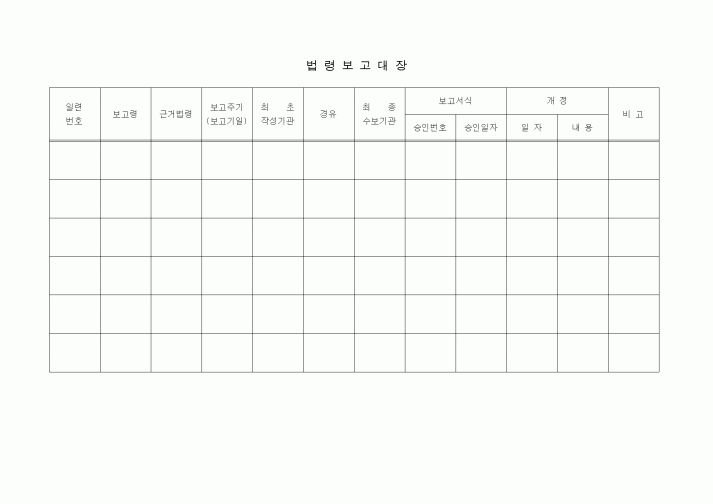 (총무)법령보고대장