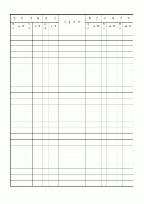 (세무/회계)일계표1(후면)