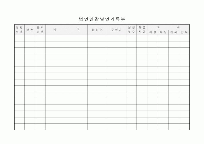 (총무)법인인감날인기록부1