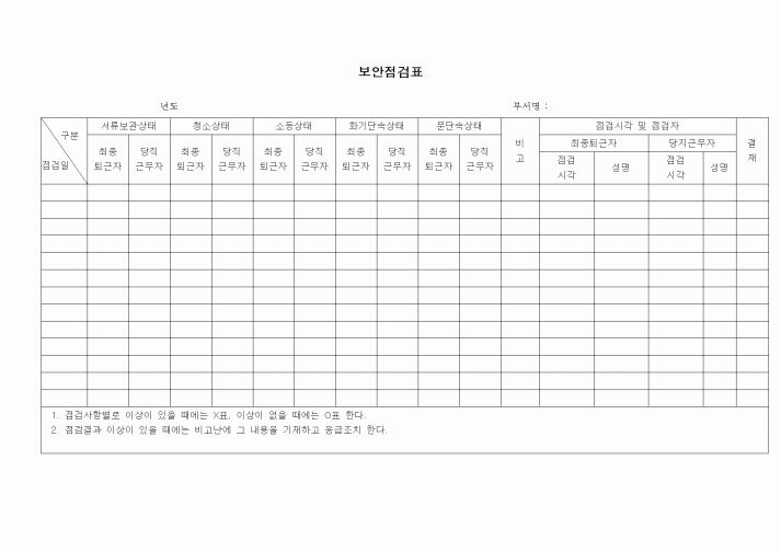 (총무)보안점검표5