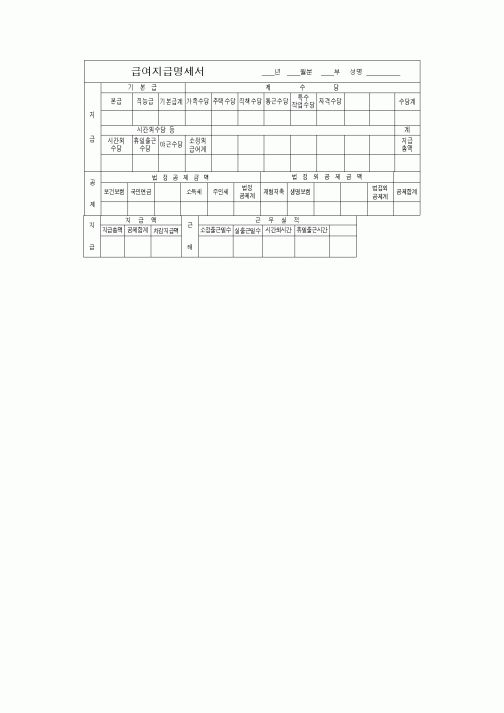 (인사/노무)급여지급명세서6