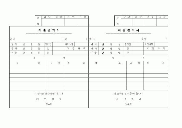 (세무/회계)지출결의서(2)