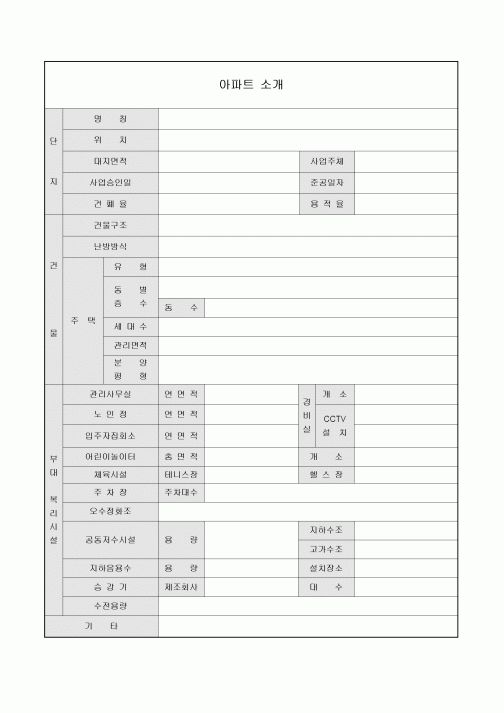 아파트소개