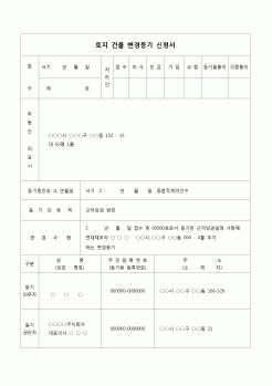 (등기)근저당권 변경등기 신청서(중첩적계약인수)