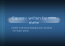 equus[writen by peter shaffer] 1페이지