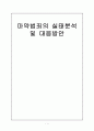 마약범죄의 실태분석과 대응방안 1페이지