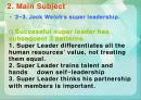 잭웰치의 리더십의 The Leadership And Motivation -영문발표파포- 15페이지