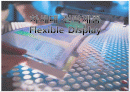 Flexible Display 정의(개요), 핵심 기술, 기술별 국내외 기술 개발 현황, 특허분석, 향후 시장성과 경쟁력 분석 발표 자료 1페이지