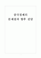 [중국경제]중국경제의 문제점과 향후 전망 보고서 1페이지