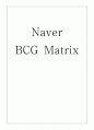 [마케팅 관리] BCG매트릭스- 네이버 (Naver BCG Matrix) 1페이지