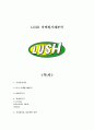 러쉬 LUSH SWOT분석및  마케팅전략분석 1페이지