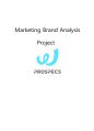 Marketing Brand Analysis Project - 프로스펙스W (Prospecs W) 마케팅 전략분석과 프로스펙스 브랜드분석 및 새로운 마케팅전략 제안 1페이지