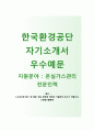 (한국환경공단자기소개서 + 면접기출문제) 한국환경공단(온실가스관리 전문인력) 자기소개서 우수예문 1페이지