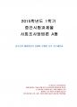 2015년 1학기 사회조사방법론 중간시험과제물 A형(청소년 체험활동의 실태와 문제점 분석) 1페이지