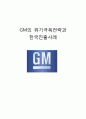 GM 위기극복 경영전략 케이스연구 : ( GM 기업분석과 한국진출사례분석과 GM 위기상황과 위기극복사례와 재도약의 원인분석과 향후시사점) 1페이지