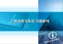 한국전기초자 기업분석  1페이지