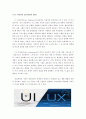 UI/UX 디자인의 개념 및 차이점과 예시(2017년 직접작성한 A+자료) 1페이지