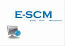 SCM의 의의E-SCM의 특징E-SCM의 성공요인E-SCM 실행전략E-SCM의 향후 전망SCM의 중요성수직적 가치사슬 1페이지